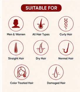 Intra Shine Red Onion Hair Oil with Comb Applicator | Nourishing Scalp Care | Non-Sticky | Men & Women | 100ml