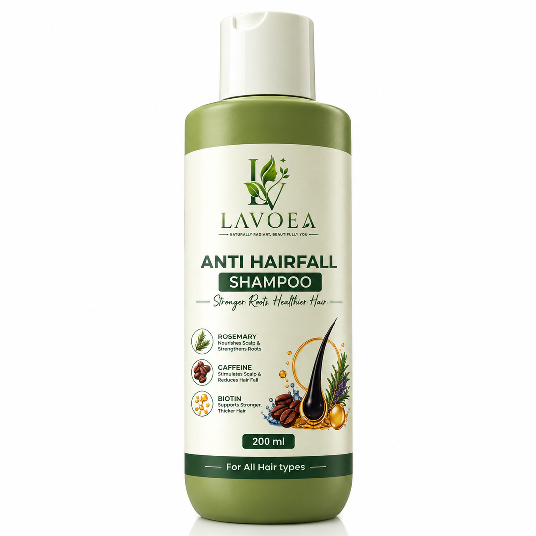 LAVOEA Anti Hairfall Shampoo with Rosemary, Caffeine & Biotin – 200ml