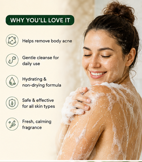 Lavoea Body Wash for All Skin Types | Gentle Cleanse & Deep Care | Hydrating Body Wash with Aloe Vera, Oat Protein & Niacinamide | Refreshing Daily Body Cleanser | 250ml
