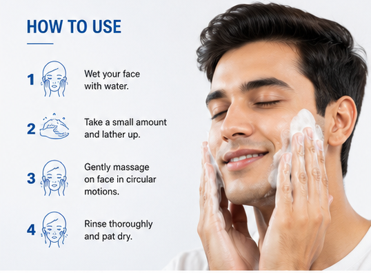 Narica Anti-Acne Face Wash | Controls Acne & Blackheads - 60 Ml