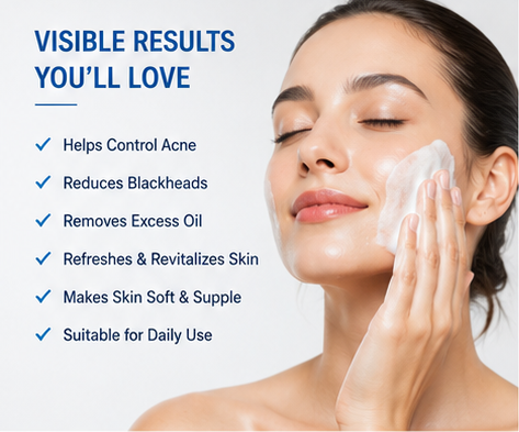 Narica Anti-Acne Face Wash | Controls Acne & Blackheads - 60 Ml