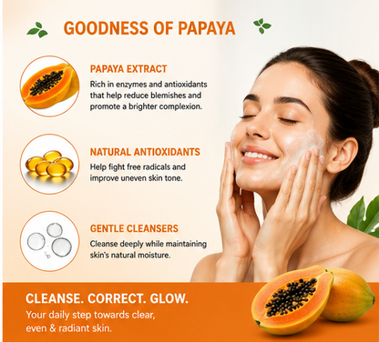 Narica Papaya Face Wash | For Blemishes & Hyperpigmentation | 100ml