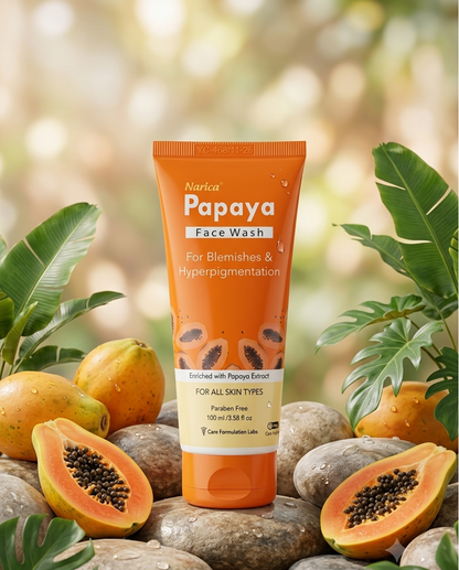 Narica Papaya Face Wash | For Blemishes & Hyperpigmentation | 100ml
