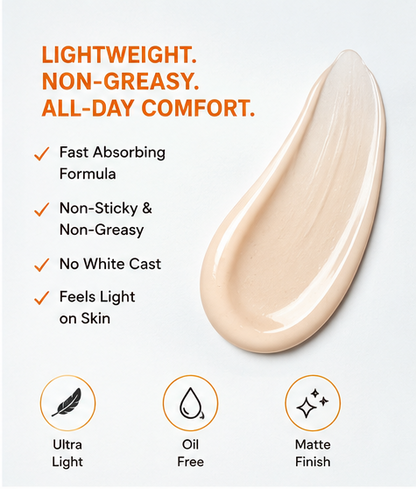 SISSY DOUX SPF 50 PA+++ Sunscreen Gel for Men & Women - 50 Gm