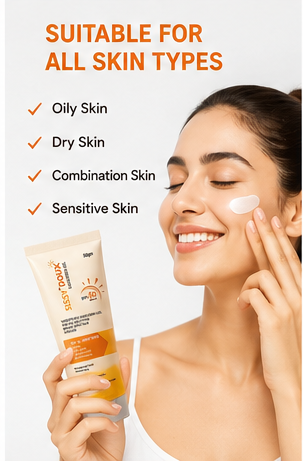 SISSY DOUX SPF 50 PA+++ Sunscreen Gel for Men & Women - 50 Gm